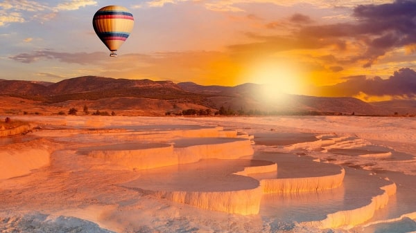 Pamukkale Hot Air Balloon Flight from Fethiye