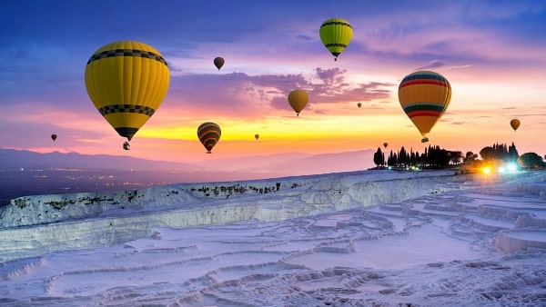 Pamukkale Hot Air Balloon Flight from Fethiye